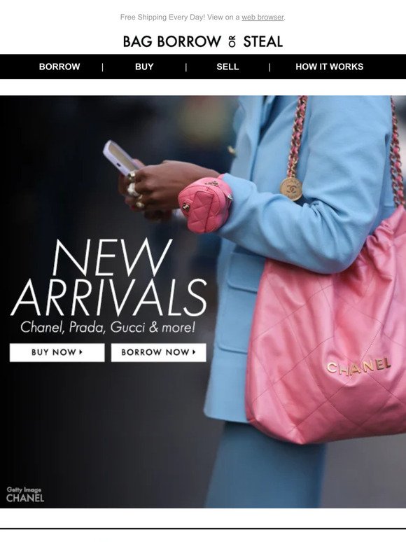 New Arrivals… Chanel, Prada, Gucci & more!