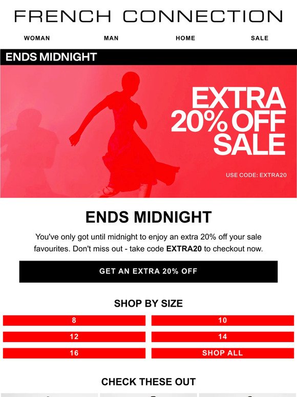 Final hours: Extra 20% off sale ⏳