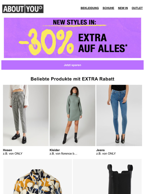 Heute: -30% EXTRA auf ALLES*