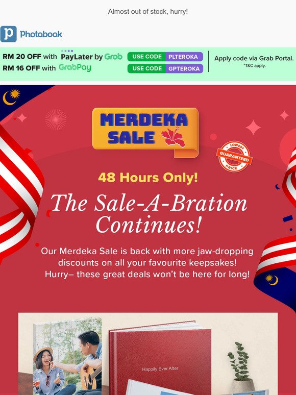 Merdeka Sale is happening now 🏃‍♂️ 💨