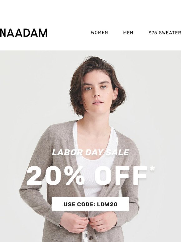 20% Off Sitewide Starts Now