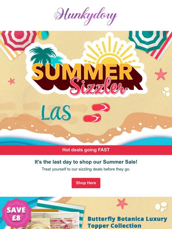 Last Day for Summer Savings! 😎🛍