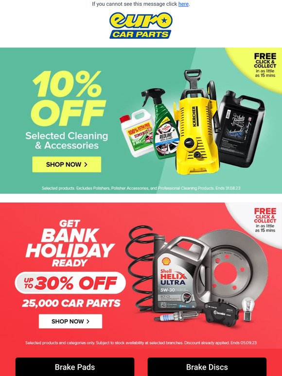 Hey — Here's 10% Off To Keep Your Car Spotless!