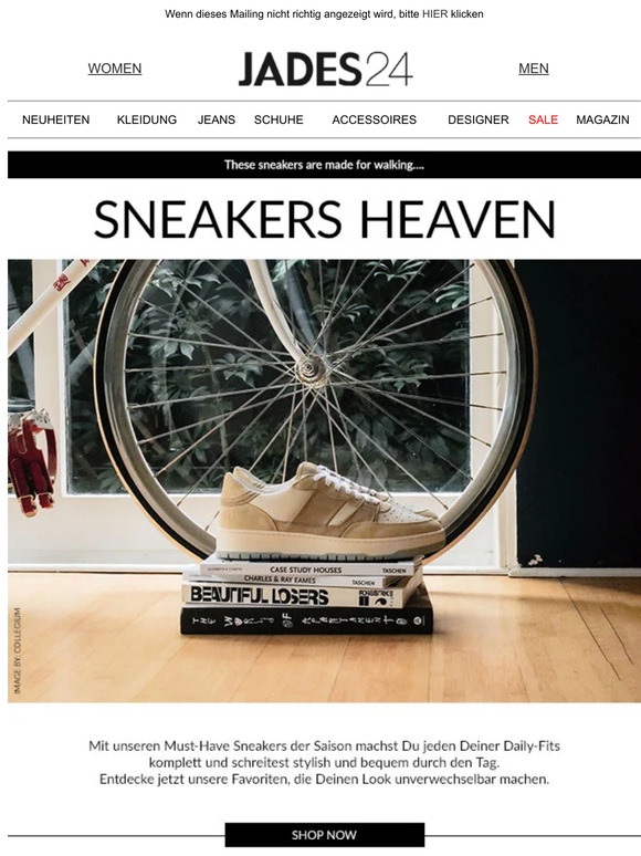 Hi Kunde, SNEAKERS HEAVEN // SHOP NOW