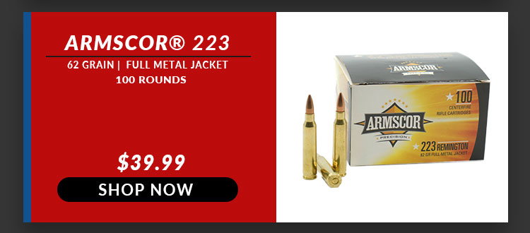Armscor – 223 Rem – 62 Grain – FMJ