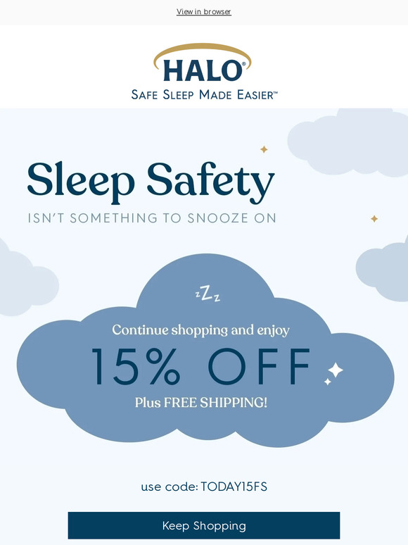 Your 15% off expires today