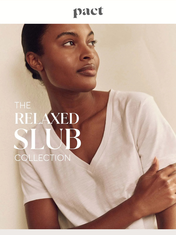 Closet essentials in organic cotton.