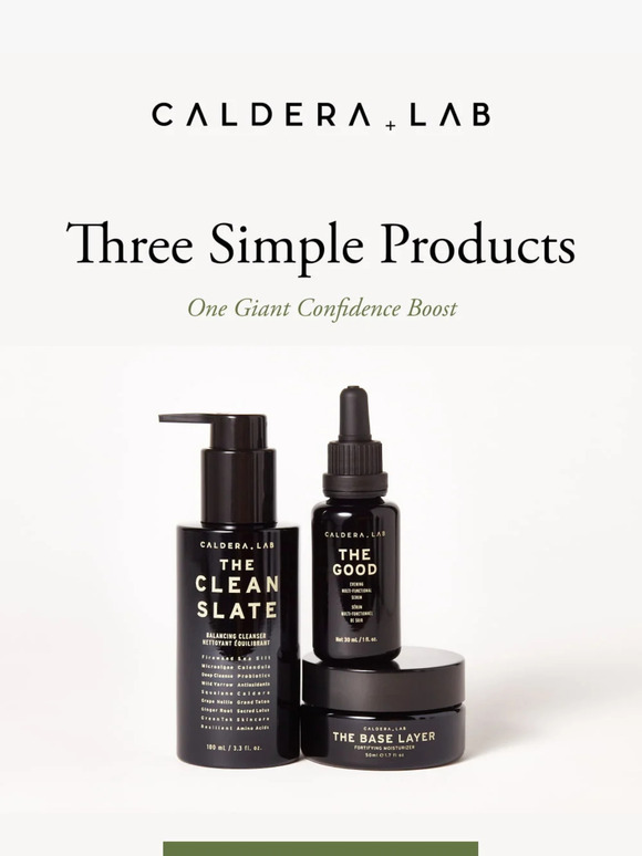 Caldera + Lab Skincare Made Simple Milled