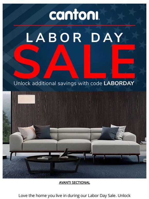 Shop Online and Save During our Labor Day Sale