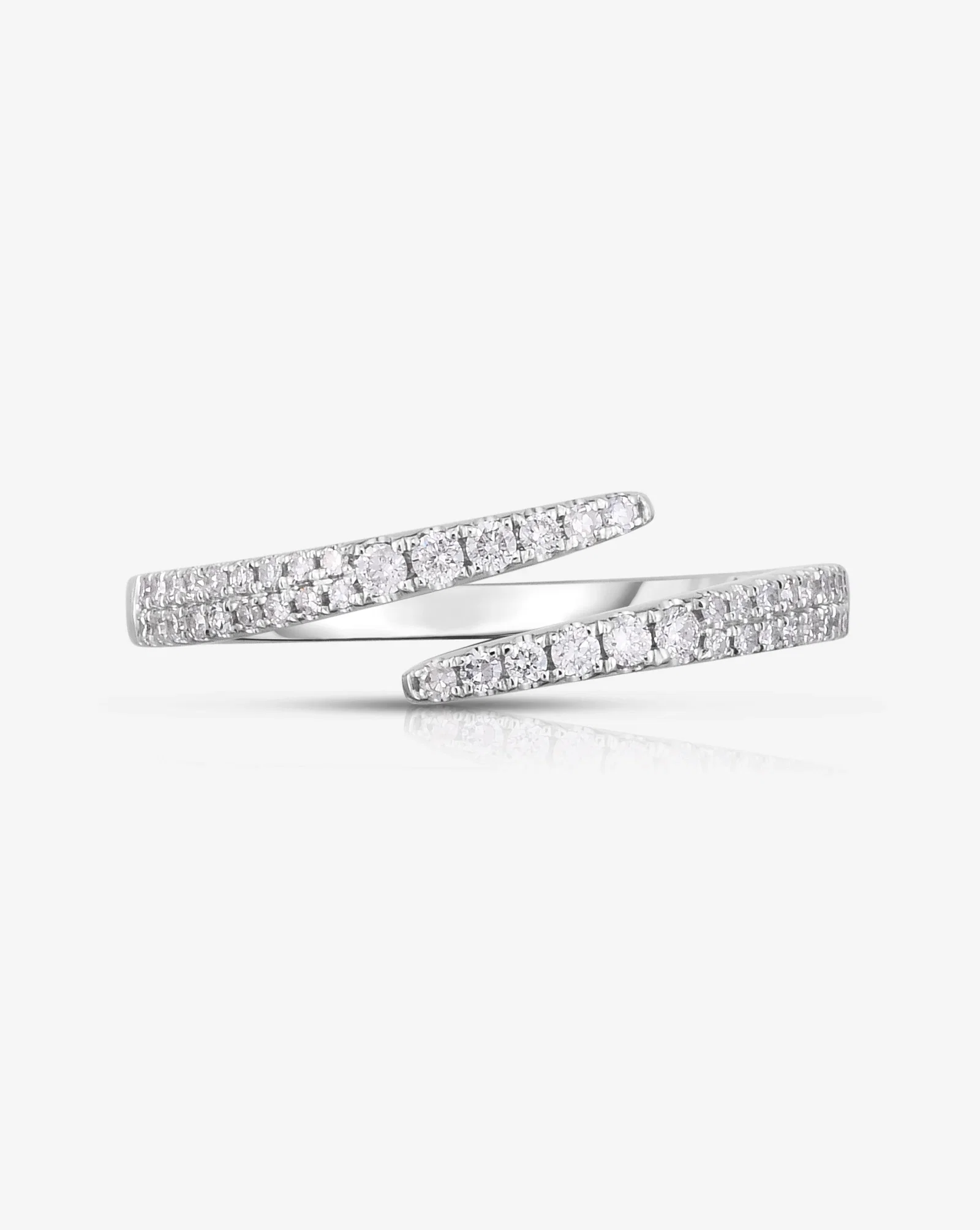 Image of Open Diamond Wrap Ring