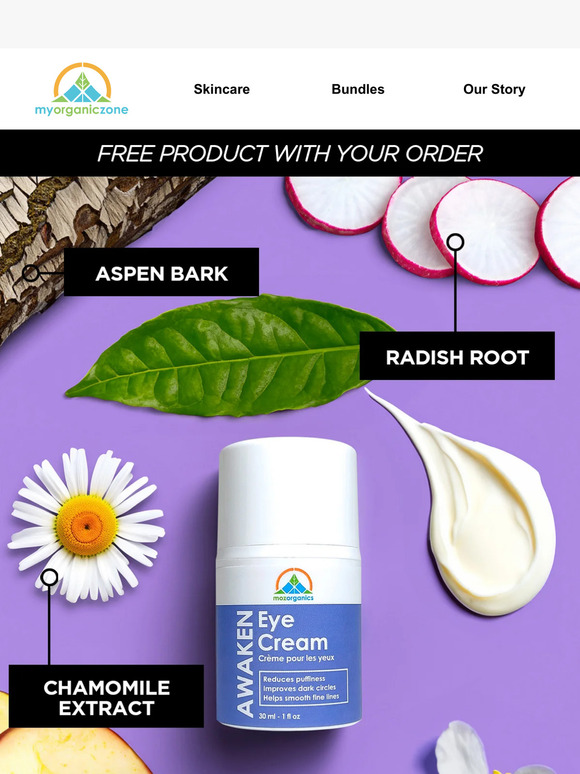 Wake Your Eyes with Natural Ingredients 🌿