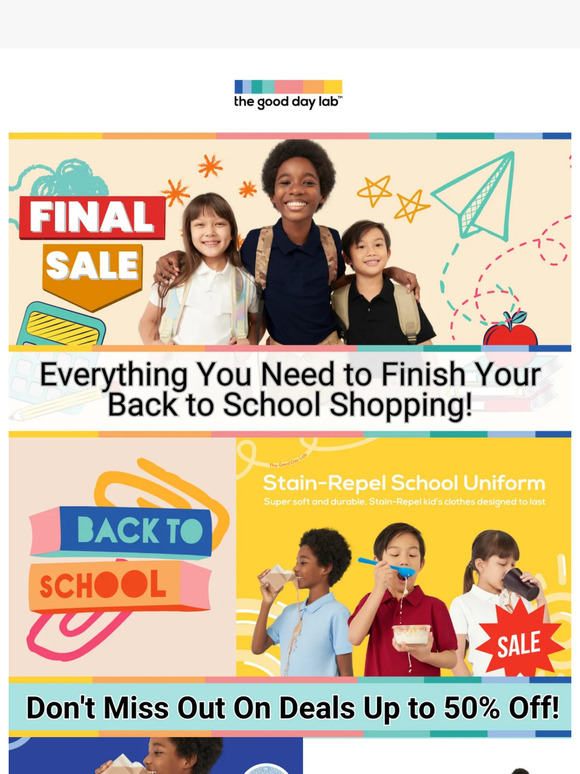 Haven’t finished your Back to School Shopping?😲 We’ve been there and we are here to help!