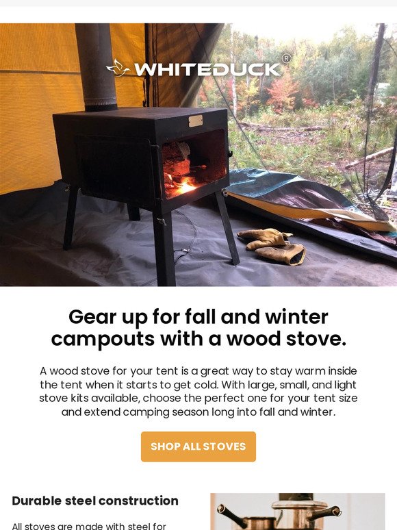 Wood stoves for fall camping 🔥