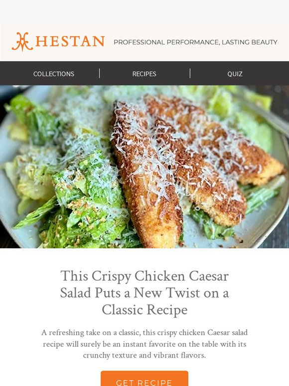 Crispy. Chicken. Caeser. Salad.