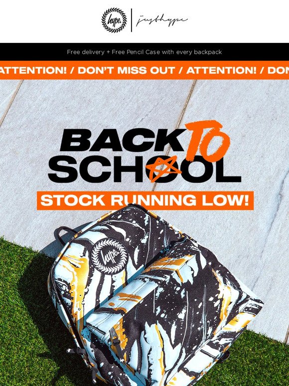 ⚠️ATTENTION! Backpack Stock Running Low! 🚨