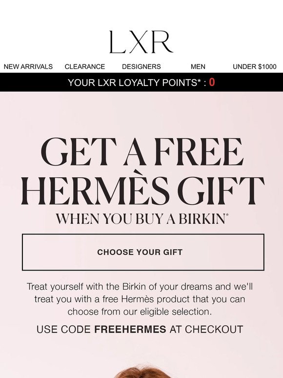 Free gift with purchase