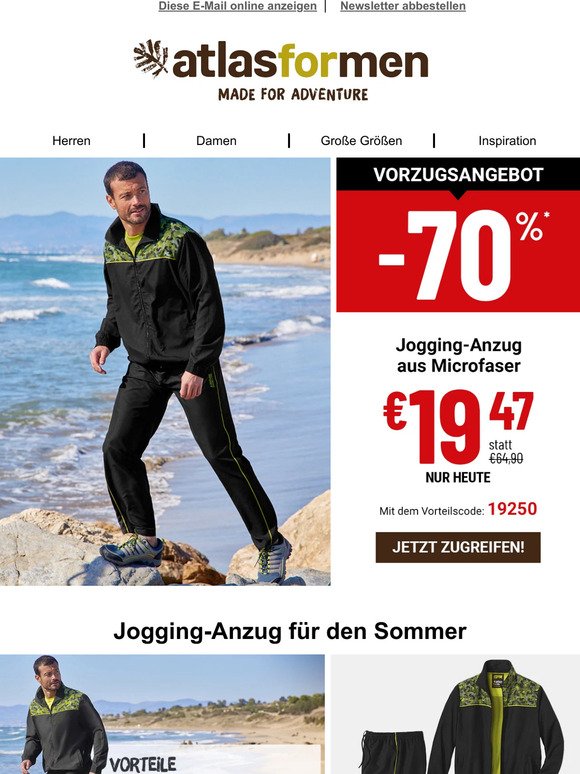 Jogging-Anzug für nur €19,47