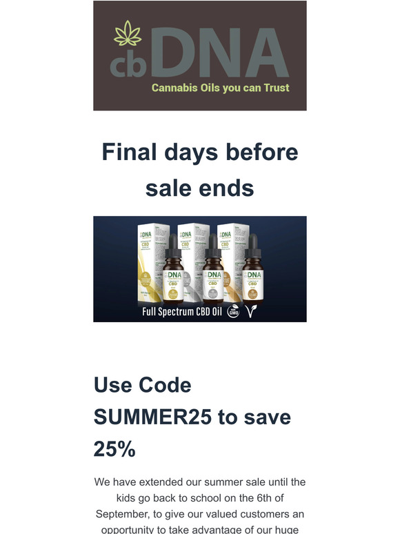 Last chance to save