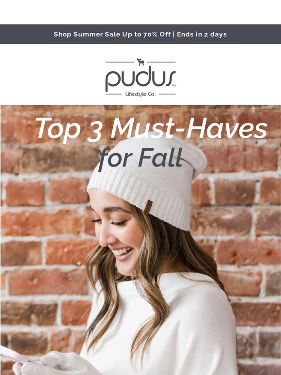 Pudus Picks: Top 3 Must-Haves for Fall