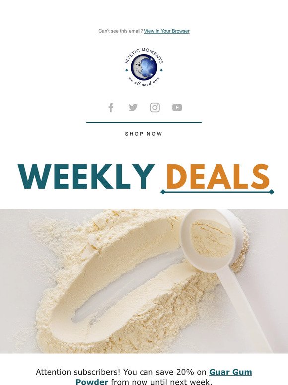 Weekly Deals! 🌿