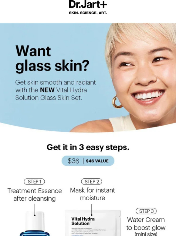 Dr. Jart+ Meet Our NEW Glass Skin Set Milled