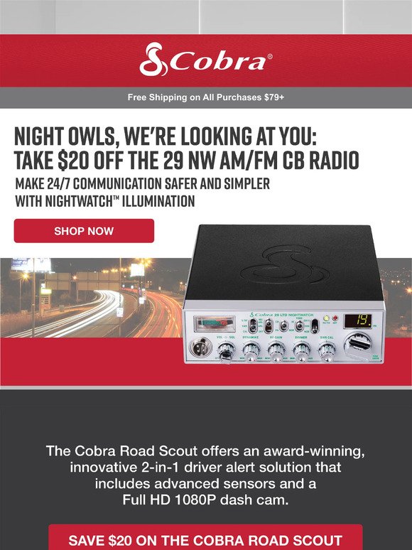 Night Owls, We're Looking at You: Take $20 Off the 29 NW AM/FM CB Radio