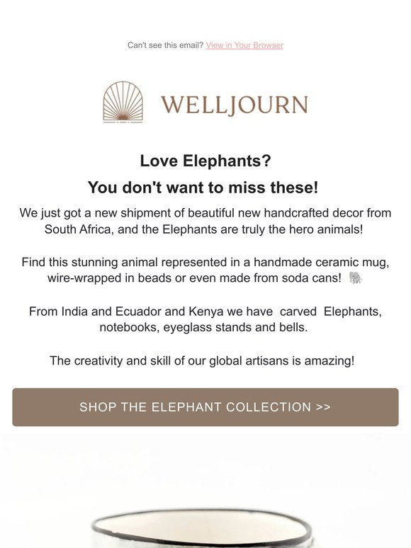 New! Elephant Decor from South Africa