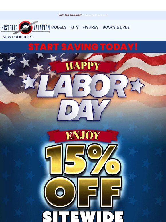 🇺🇸 Labor Day Sale! 15% OFF Sitewide! 🇺🇸