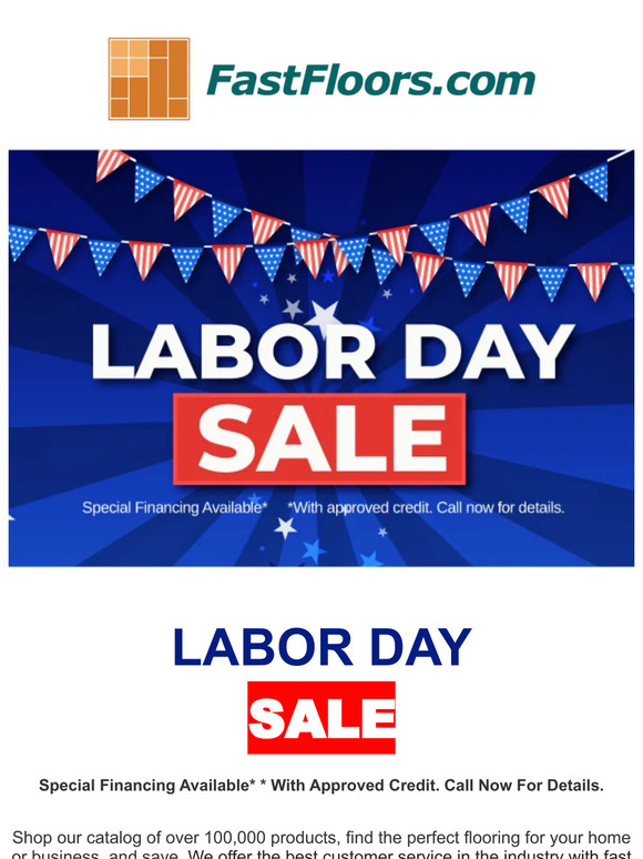 Transform Your Space with Luxury Flooring: Shop Labor Day Savings Now