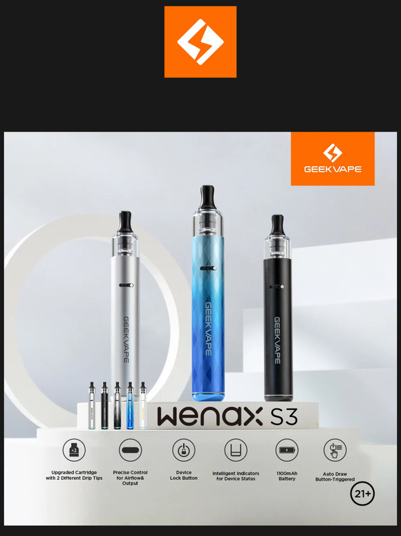 A perfect alternative to cigarettes : Wenax S3 Official Introduction| Geekvape