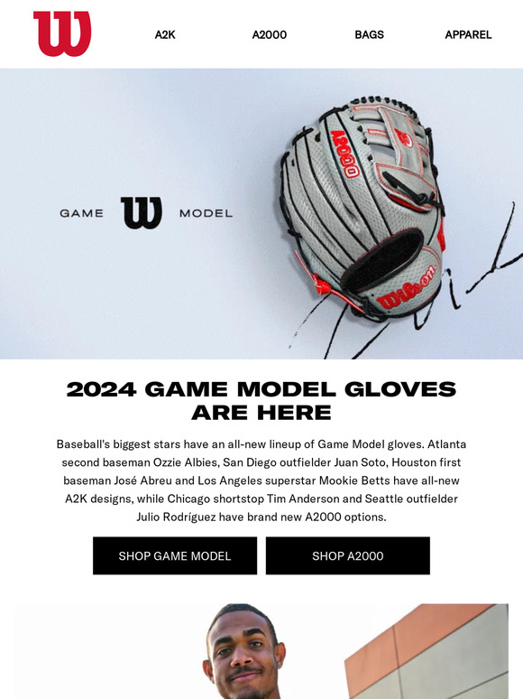 Wilson NEW 2024 Game Model Gloves Milled
