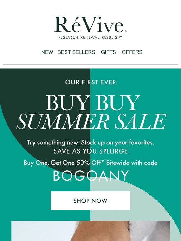 Buy one, get one 50% off sitewide...