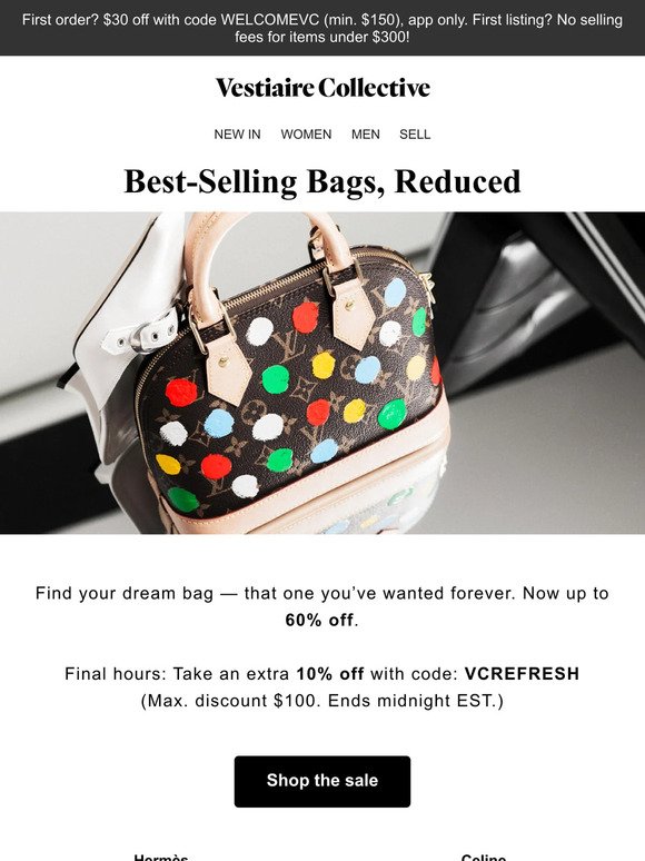 60% OFF THAT BAG YOU WANT