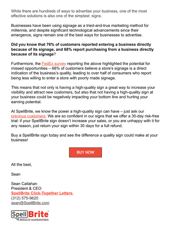 How Quality Signage Can Boost Sales