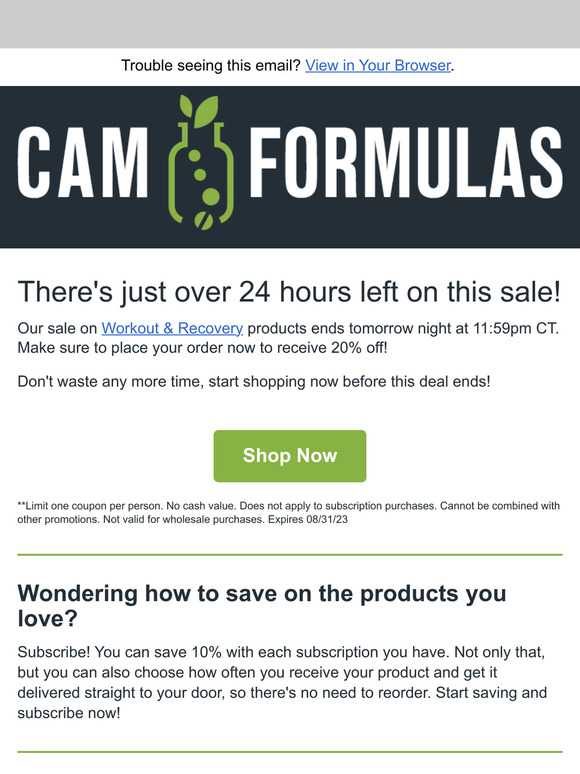 Workout This Sale Before it Ends!