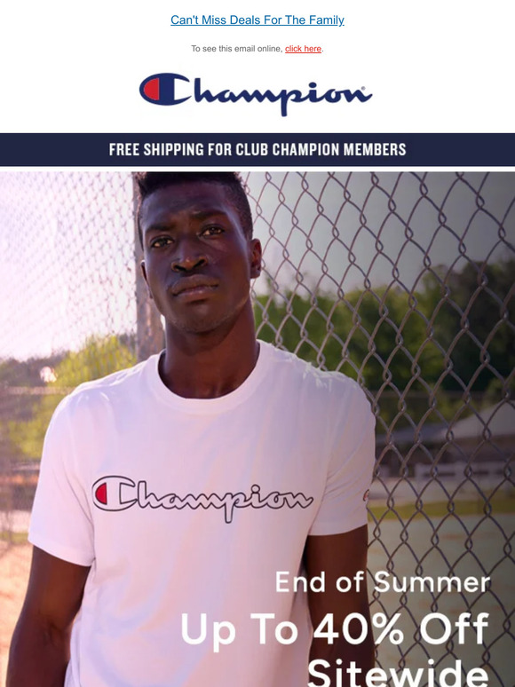 Up To 40% Off Starts The End Of Summer