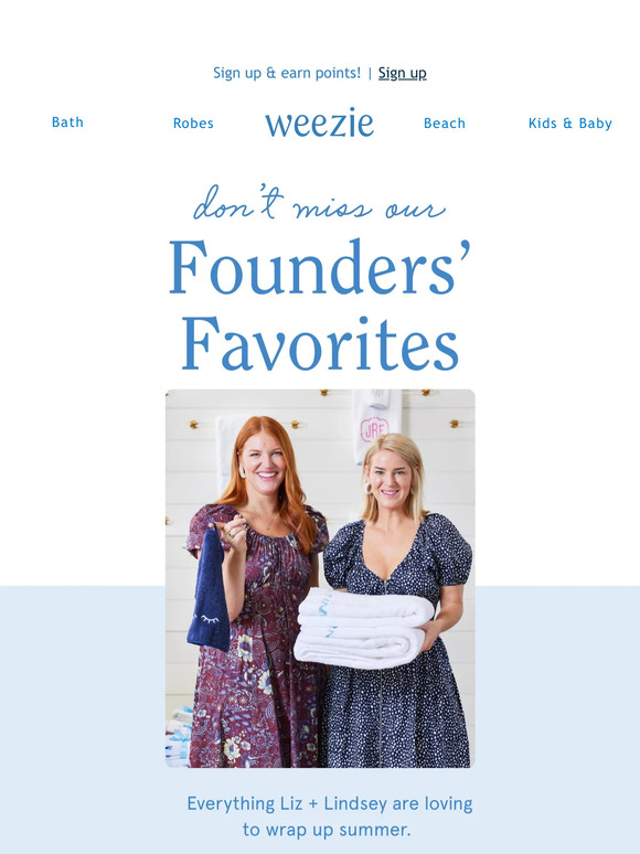 Shop our Founders’ Favorites 💙