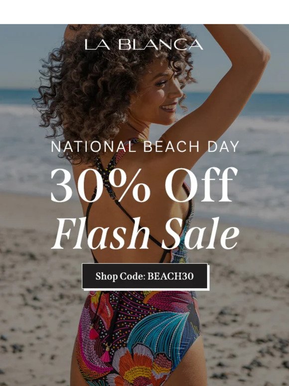 Beach Day Flash Sale: 30% OFF