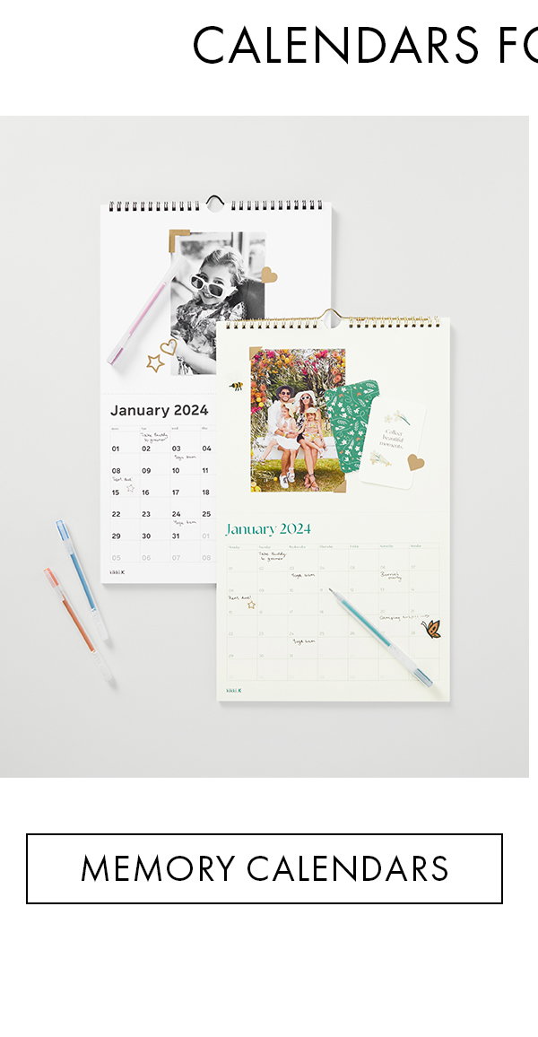 Shop Memory Calendars