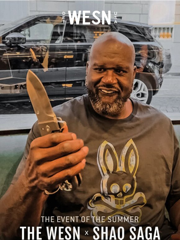 Shaq Held Our Knife 🏀🔪