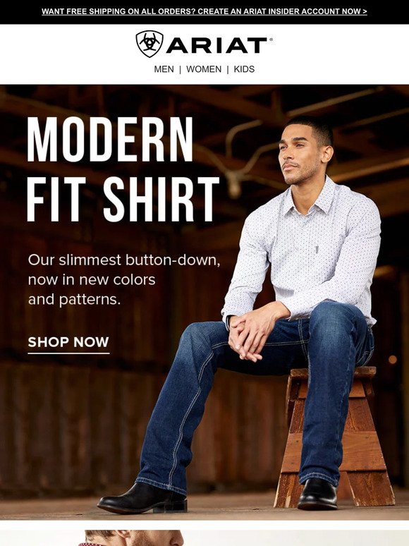 Have You Tried Our New Modern Fit Shirt Yet?