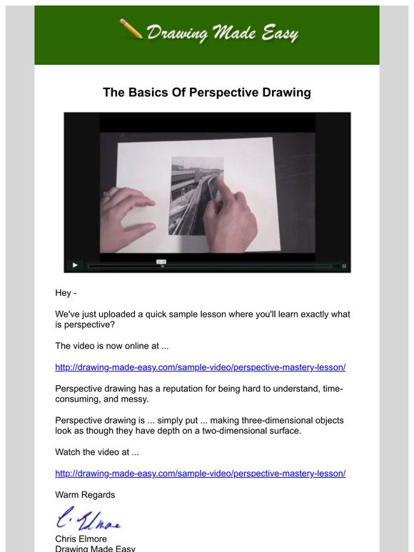 — - the basics of Perspective Drawing [VIDEO]