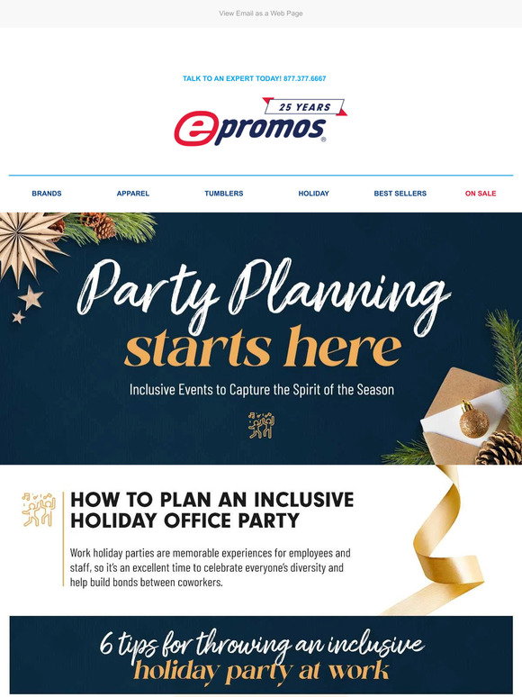 Shop Epromos ePromos: How to Plan an Inclusive Workplace Party | Milled