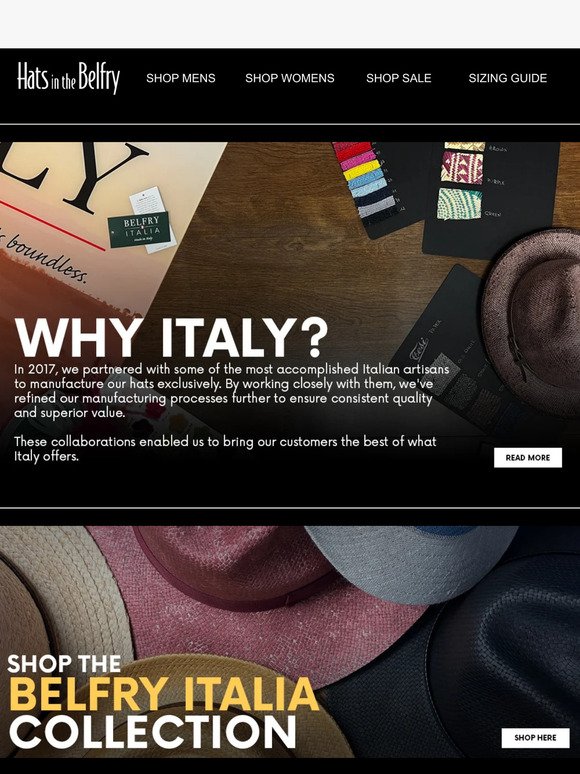 Why Italy: The Hat Capital of the World! 🇮🇹