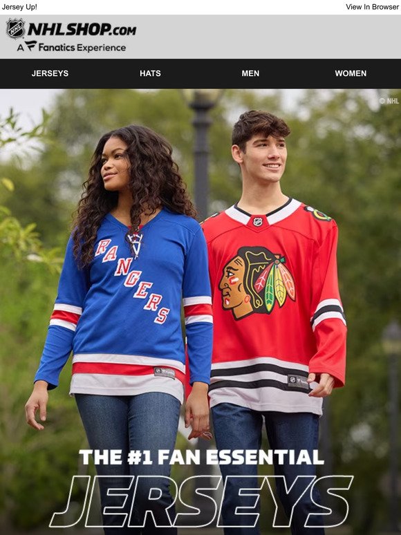 Gear Up For The Fall: Official NHL Jerseys!