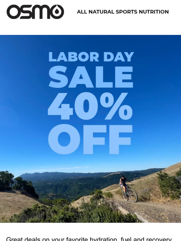 Osmo Labor Day Sale. 40% OFF 💪