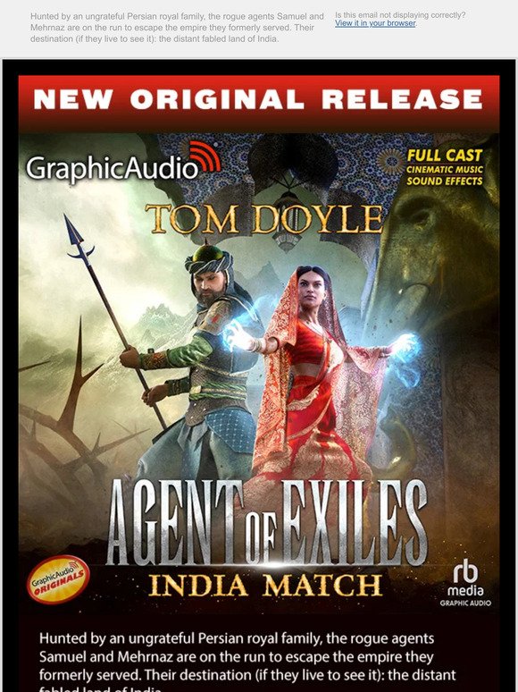 New Original Release! Agent of Exiles 3: India Match by Tom Doyle