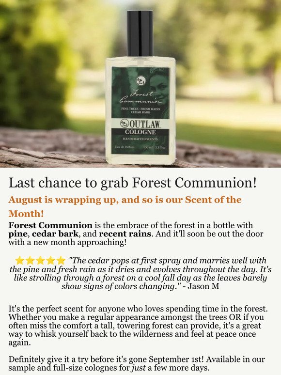 Grab Forest Communion before it's gone (and Zephyr Ride while it's on sale)!