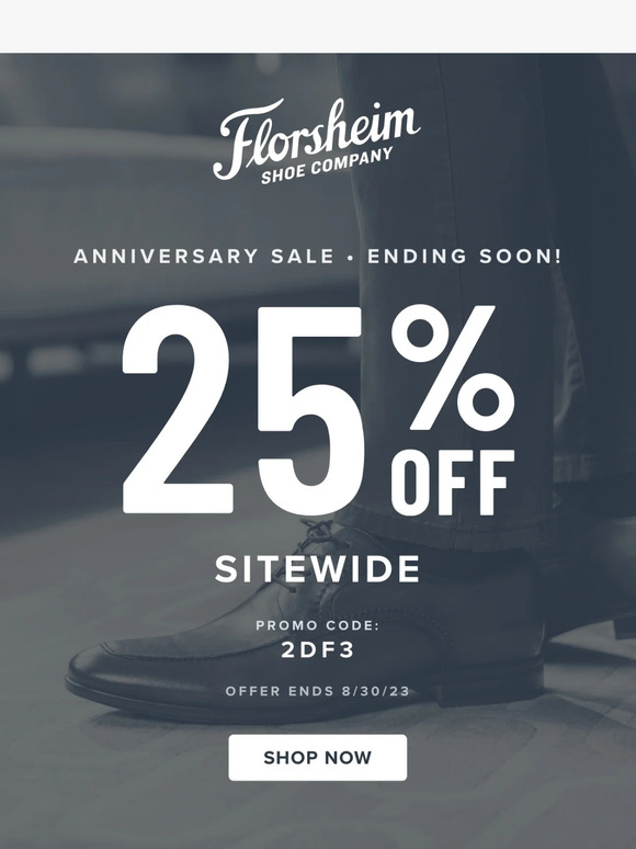 HOURS LEFT! 25% off everything ends at midnight