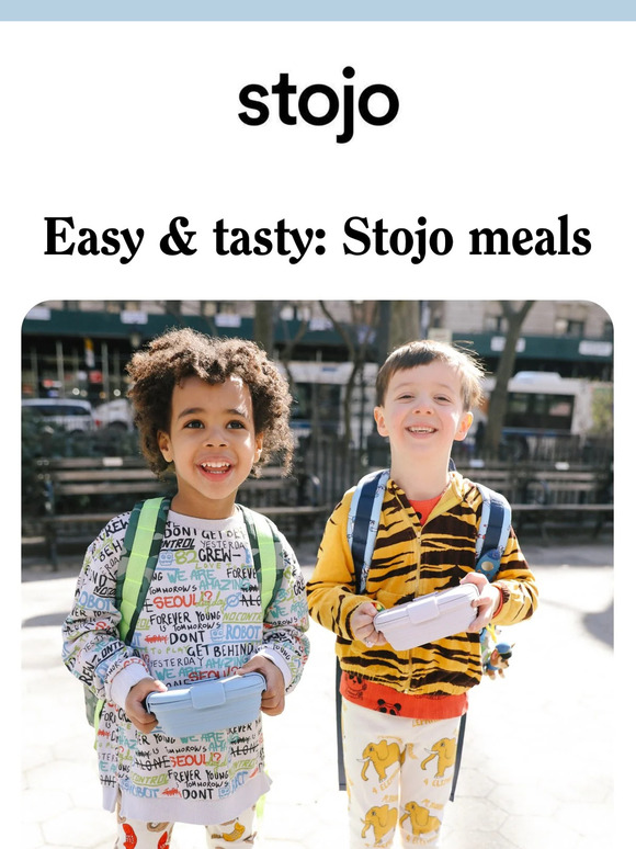 Quick & tasty school meals with Stojo!